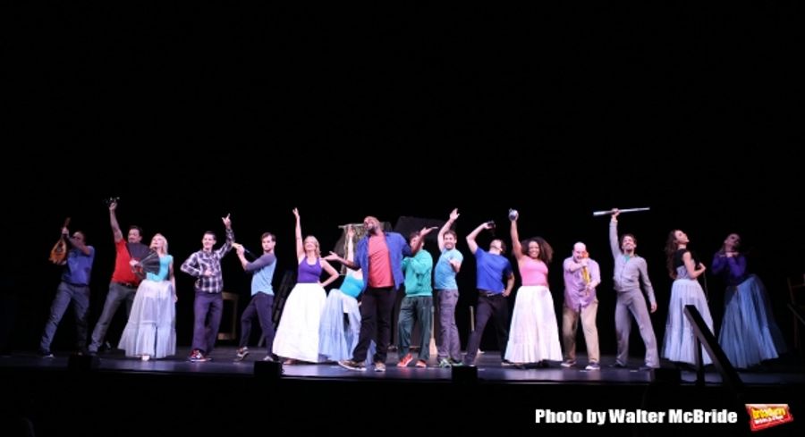 Photo Coverage: Sneak Peek at Brian d'Arcy James and More in Rehearsal for Broadway-Bound SOMETHING ROTTEN! Image