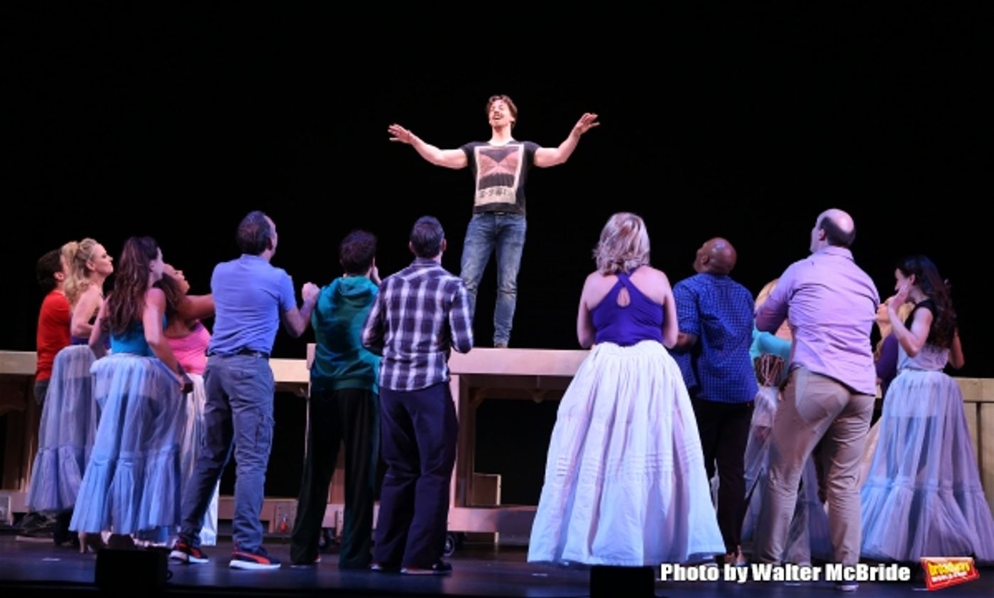 Photo Coverage: Sneak Peek at Brian d'Arcy James and More in Rehearsal for Broadway-Bound SOMETHING ROTTEN!  Image