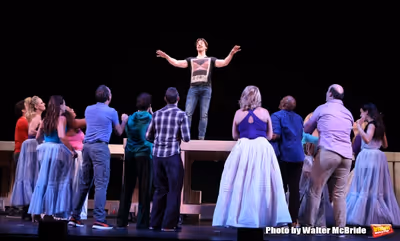 Christian Borle and cast  Photo