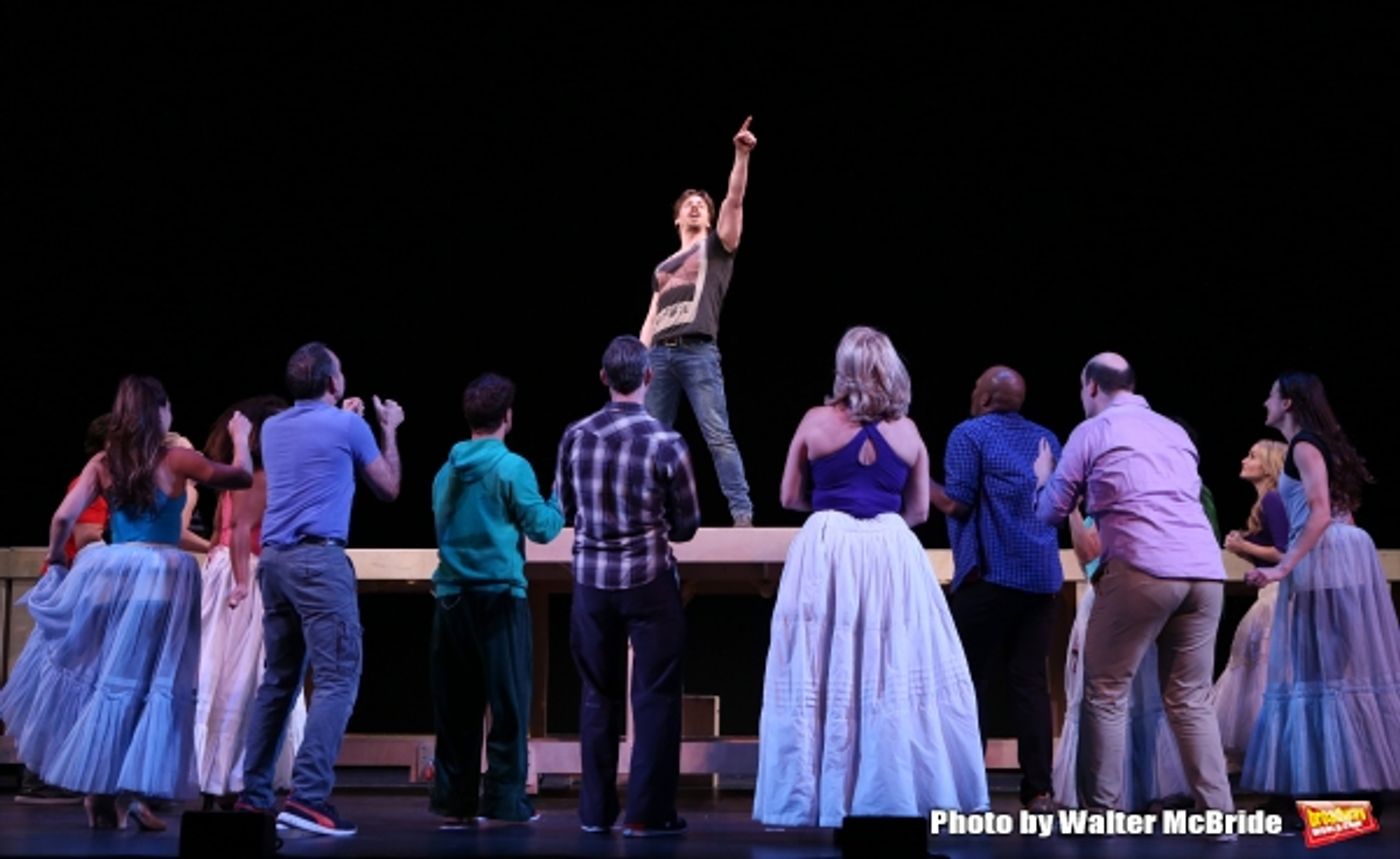 Photo Coverage: Sneak Peek at Brian d'Arcy James and More in Rehearsal for Broadway-Bound SOMETHING ROTTEN!  Image