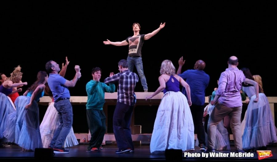 Photo Coverage: Sneak Peek at Brian d'Arcy James and More in Rehearsal for Broadway-Bound SOMETHING ROTTEN! Image