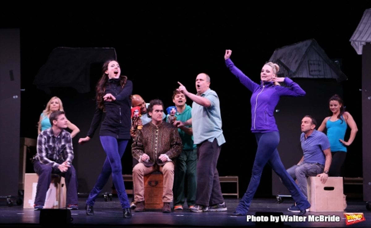 Brian D'Arcy James and Brad Oscar  at 