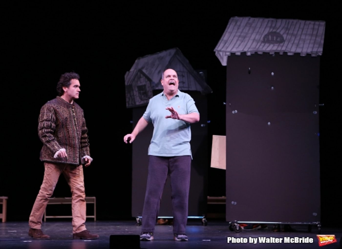 Photo Coverage: Sneak Peek at Brian d'Arcy James and More in Rehearsal for Broadway-Bound SOMETHING ROTTEN!  Image