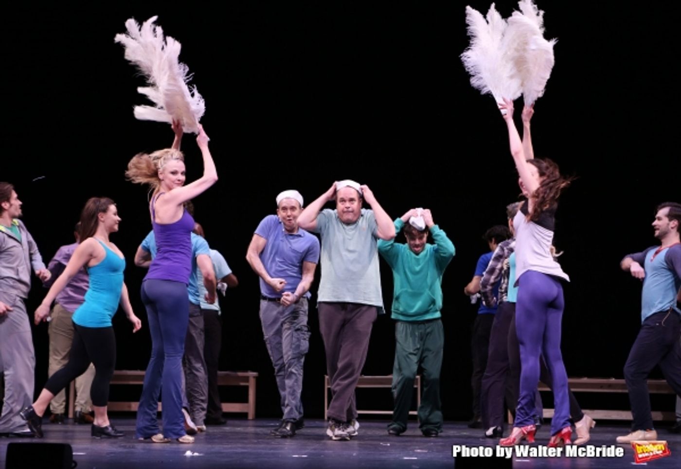 Photo Coverage: Sneak Peek at Brian d'Arcy James and More in Rehearsal for Broadway-Bound SOMETHING ROTTEN!  Image