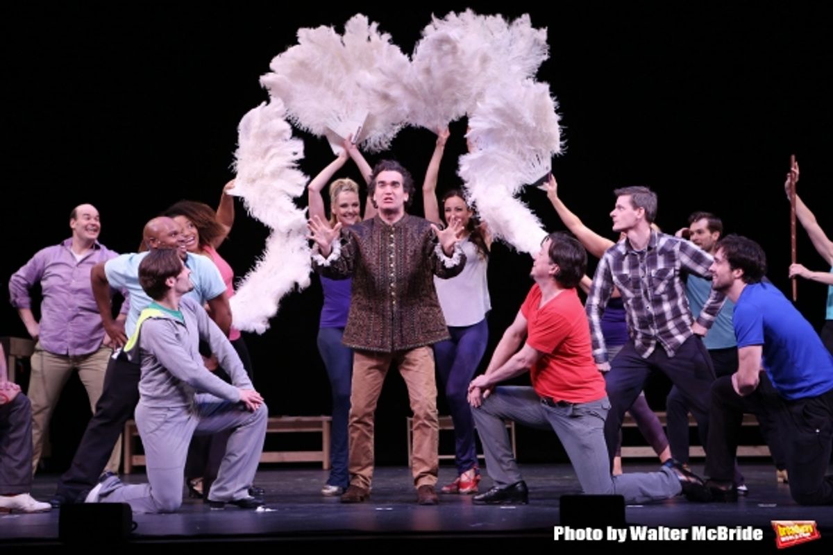 Brian D'Arcy James and cast  at 