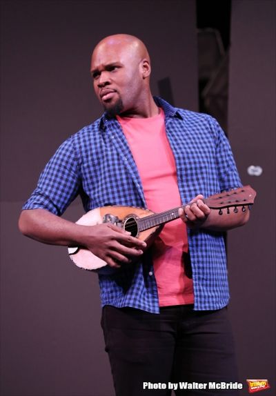 Michael James Scott during a rehearsal presentation of 'Something Rotten! A Very New  Photo