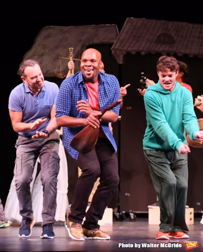 Michael James Scott during a rehearsal presentation of 'Something Rotten! A Very New  Photo