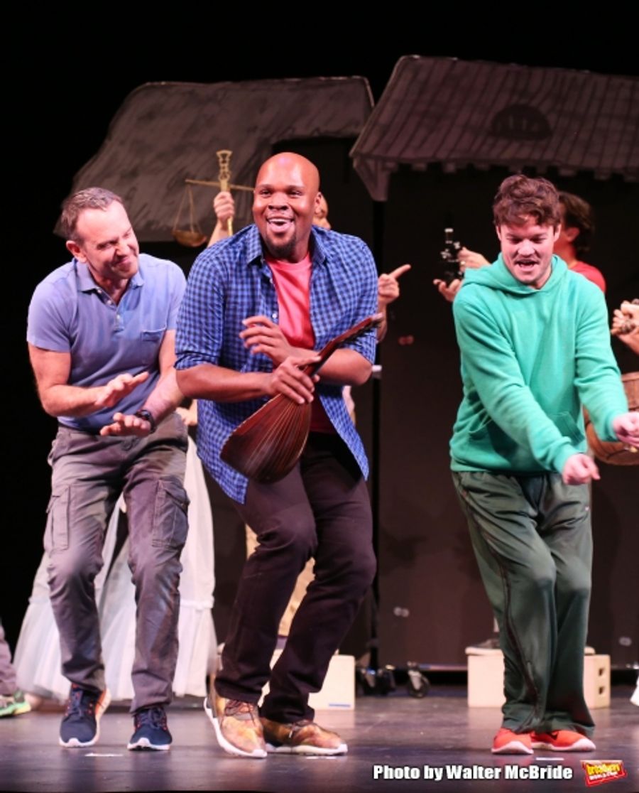 Photo Coverage: Sneak Peek at Brian d'Arcy James and More in Rehearsal for Broadway-Bound SOMETHING ROTTEN! Image