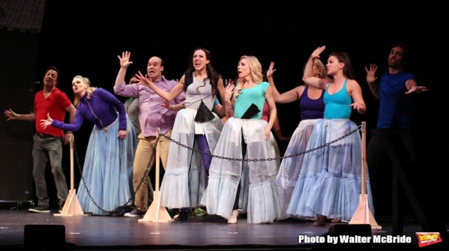 Photo Coverage: Sneak Peek at Brian d'Arcy James and More in Rehearsal for Broadway-Bound SOMETHING ROTTEN! Image
