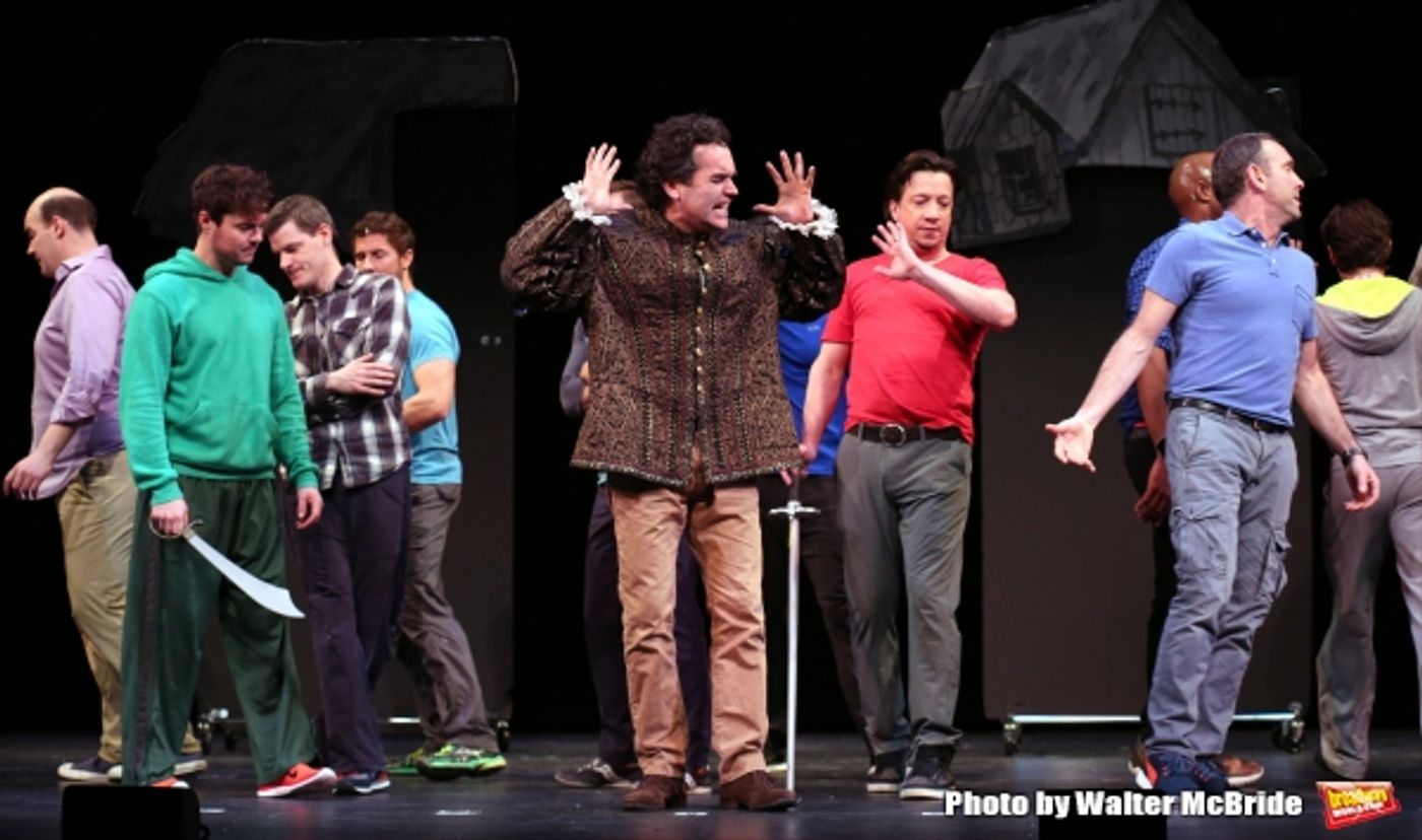 Photo Coverage: Sneak Peek at Brian d'Arcy James and More in Rehearsal for Broadway-Bound SOMETHING ROTTEN!  Image