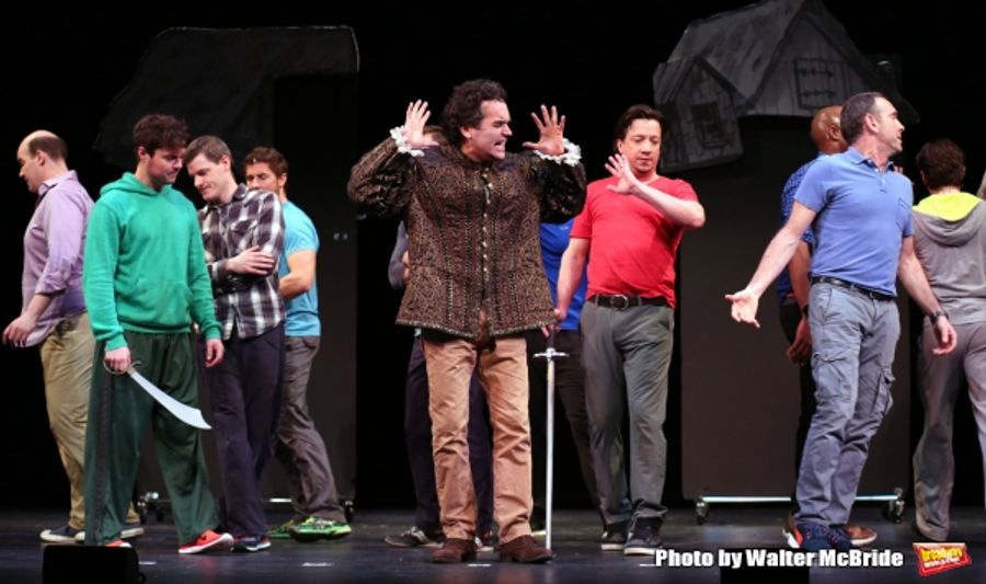 Photo Coverage: Sneak Peek at Brian d'Arcy James and More in Rehearsal for Broadway-Bound SOMETHING ROTTEN! Image