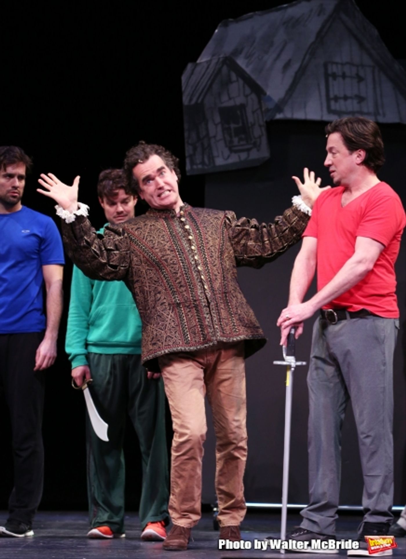 Photo Coverage: Sneak Peek at Brian d'Arcy James and More in Rehearsal for Broadway-Bound SOMETHING ROTTEN!  Image