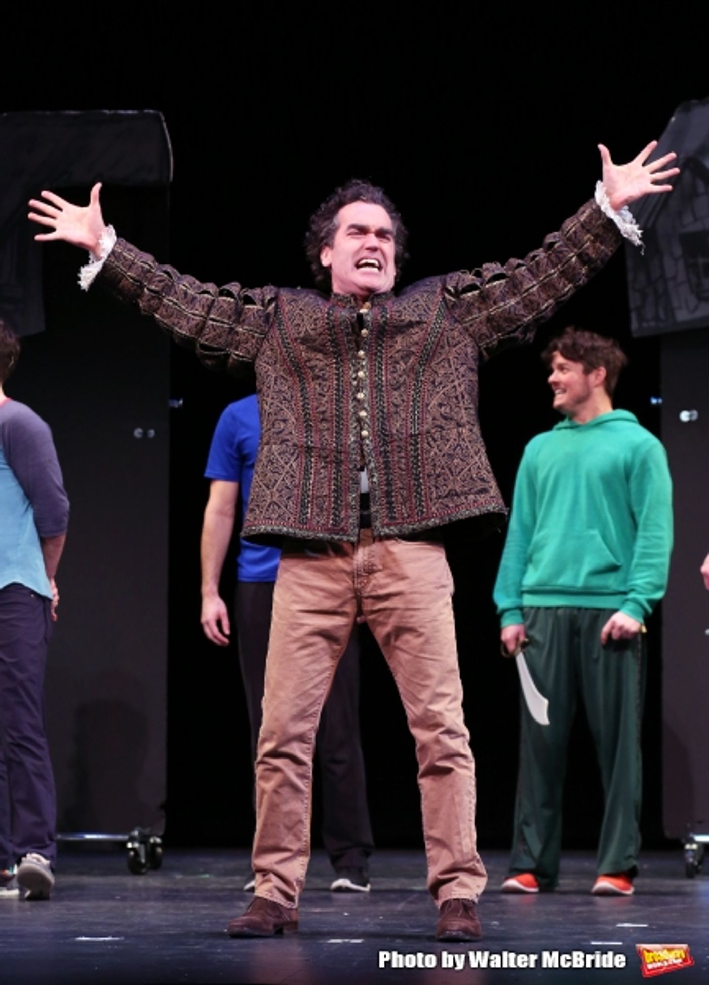 Photo Coverage: Sneak Peek at Brian d'Arcy James and More in Rehearsal for Broadway-Bound SOMETHING ROTTEN!  Image