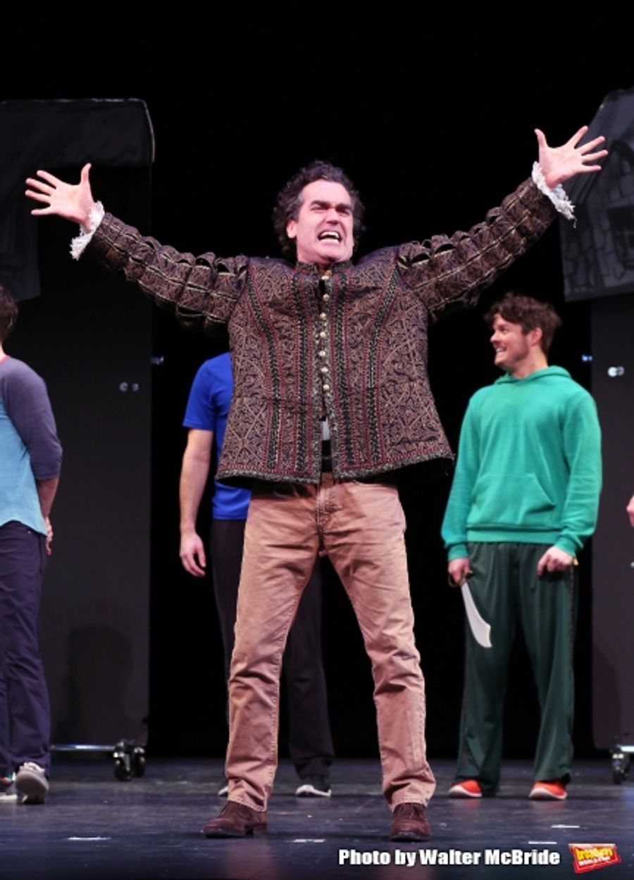 Photo Coverage: Sneak Peek at Brian d'Arcy James and More in Rehearsal for Broadway-Bound SOMETHING ROTTEN! Image