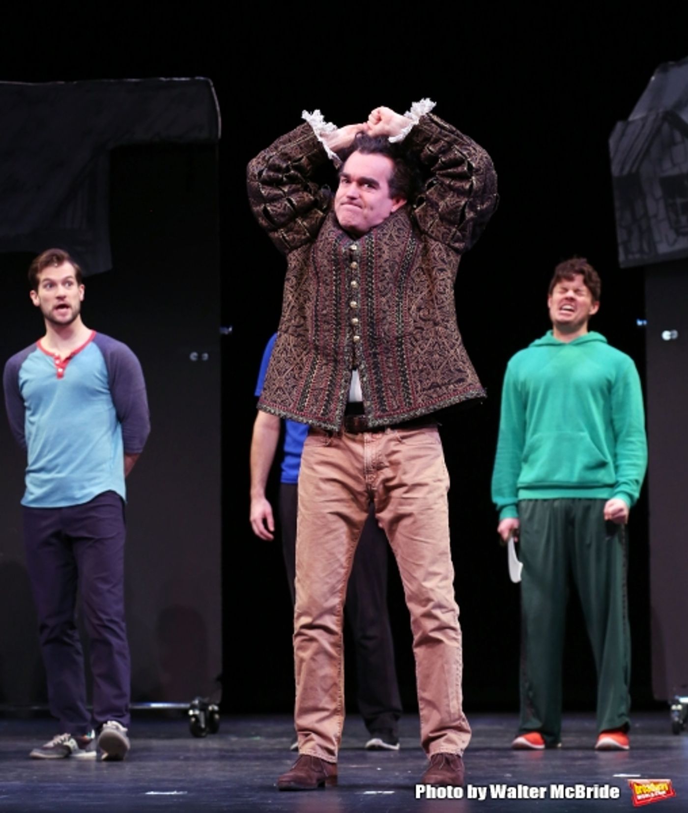 Photo Coverage: Sneak Peek at Brian d'Arcy James and More in Rehearsal for Broadway-Bound SOMETHING ROTTEN!  Image