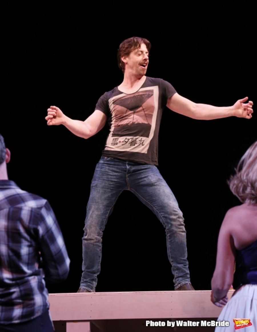 Photo Coverage: Sneak Peek at Brian d'Arcy James and More in Rehearsal for Broadway-Bound SOMETHING ROTTEN! Image