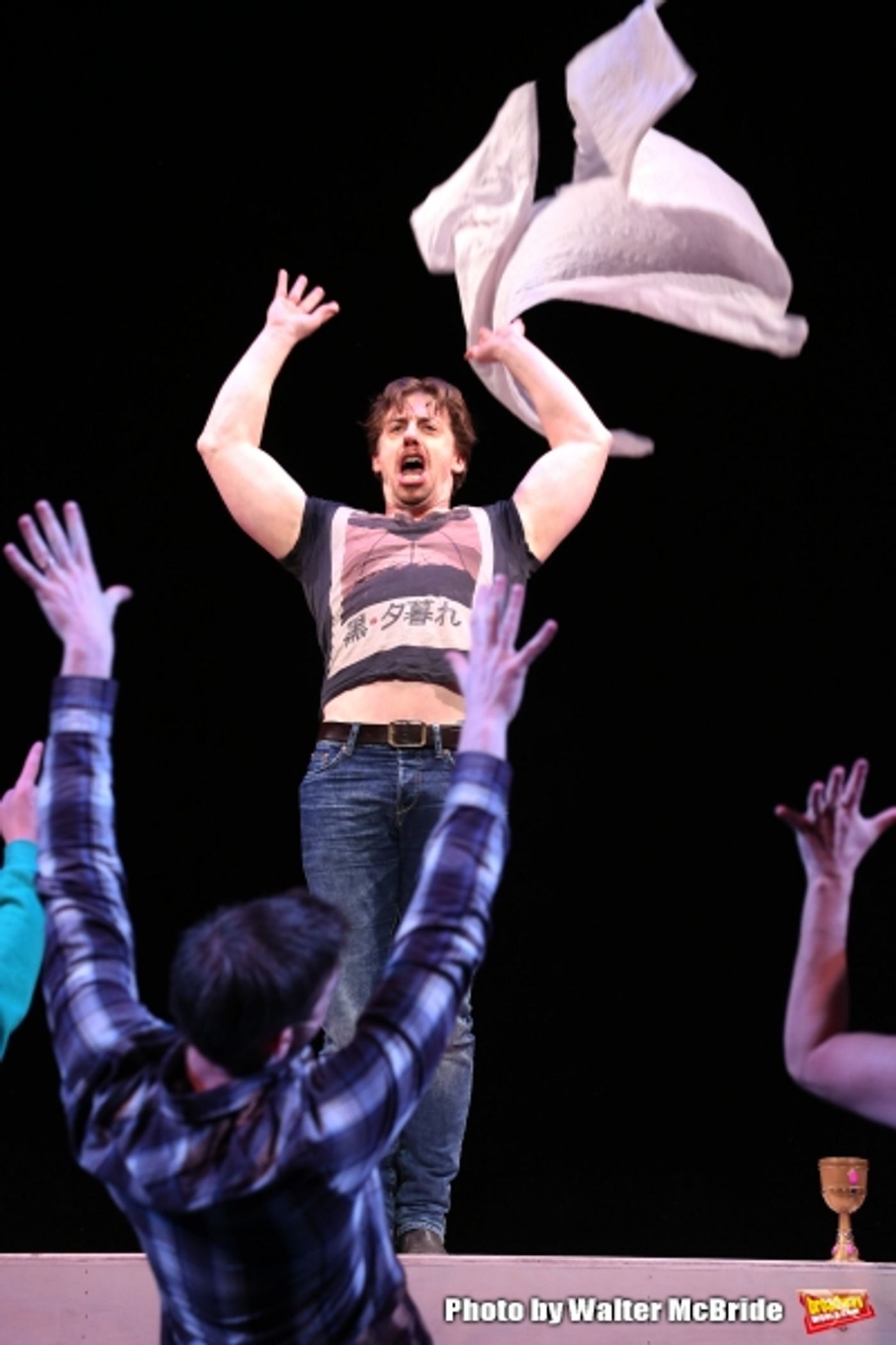 Photo Coverage: Sneak Peek at Brian d'Arcy James and More in Rehearsal for Broadway-Bound SOMETHING ROTTEN!  Image