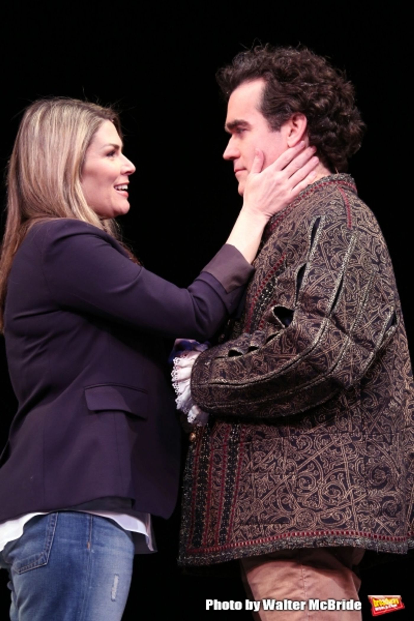 Photo Coverage: Sneak Peek at Brian d'Arcy James and More in Rehearsal for Broadway-Bound SOMETHING ROTTEN!  Image