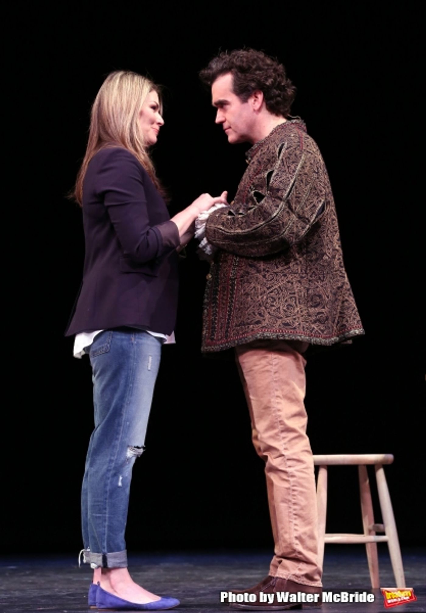 Photo Coverage: Sneak Peek at Brian d'Arcy James and More in Rehearsal for Broadway-Bound SOMETHING ROTTEN!  Image