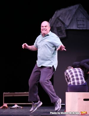 Brad Oscar during a rehearsal presentation of 'Something Rotten! A Very New Musical'  Photo