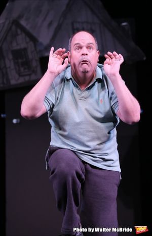 Brad Oscar during a rehearsal presentation of 'Something Rotten! A Very New Musical'  Photo