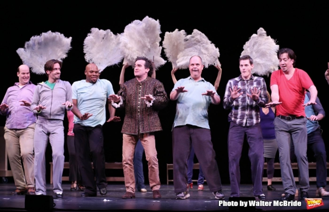 Photo Coverage: Sneak Peek at Brian d'Arcy James and More in Rehearsal for Broadway-Bound SOMETHING ROTTEN!  Image