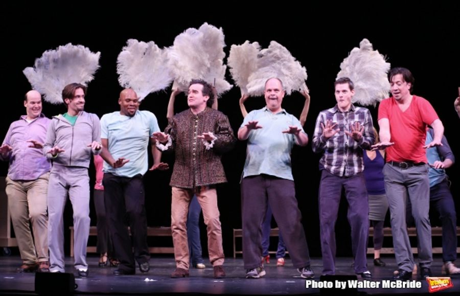 Photo Coverage: Sneak Peek at Brian d'Arcy James and More in Rehearsal for Broadway-Bound SOMETHING ROTTEN! Image