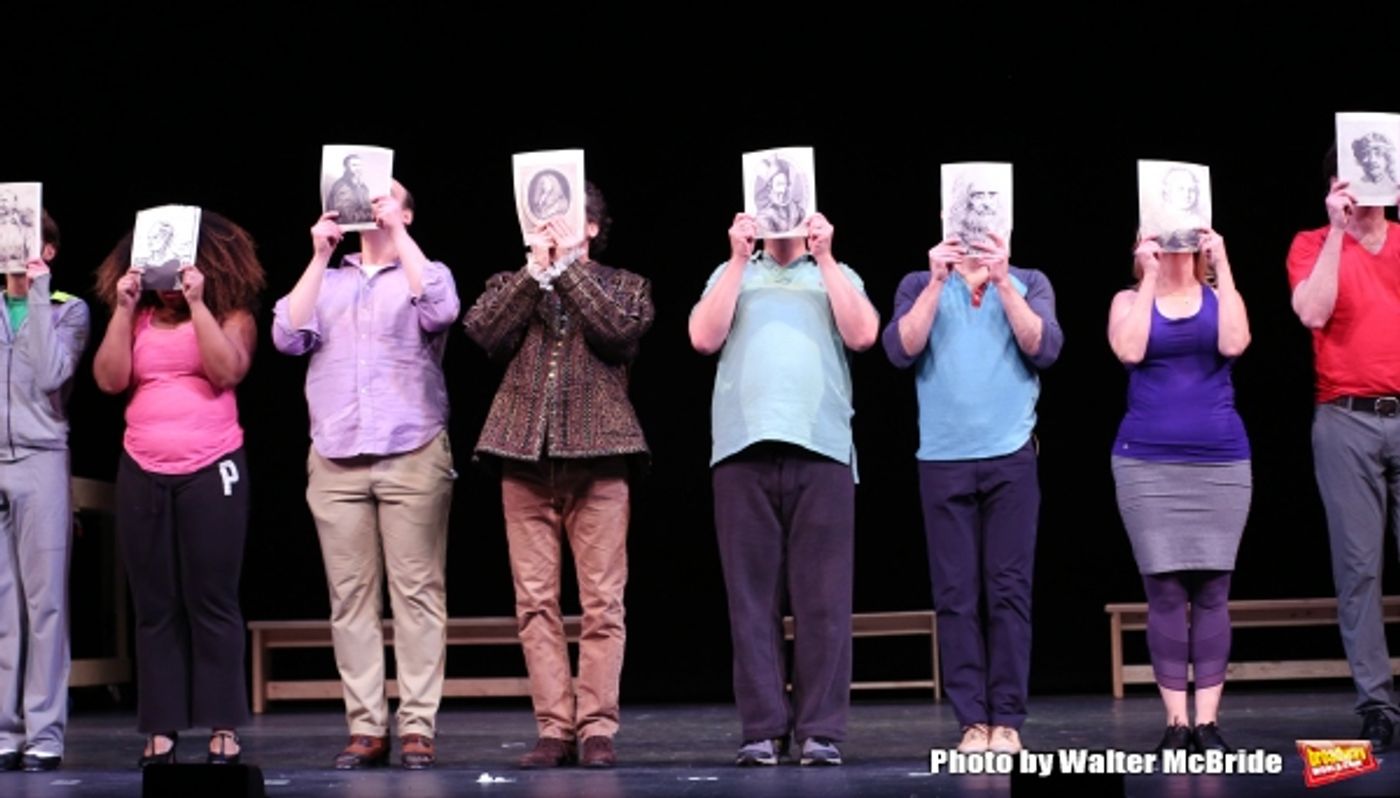 Photo Coverage: Sneak Peek at Brian d'Arcy James and More in Rehearsal for Broadway-Bound SOMETHING ROTTEN!  Image