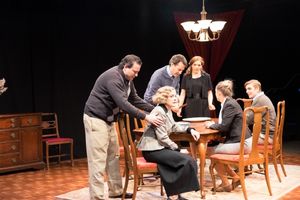 Sean Harris, Susan Haefner, Ezra Barnes, Susan Slotoroff, Annie Grier and Jay William Photo