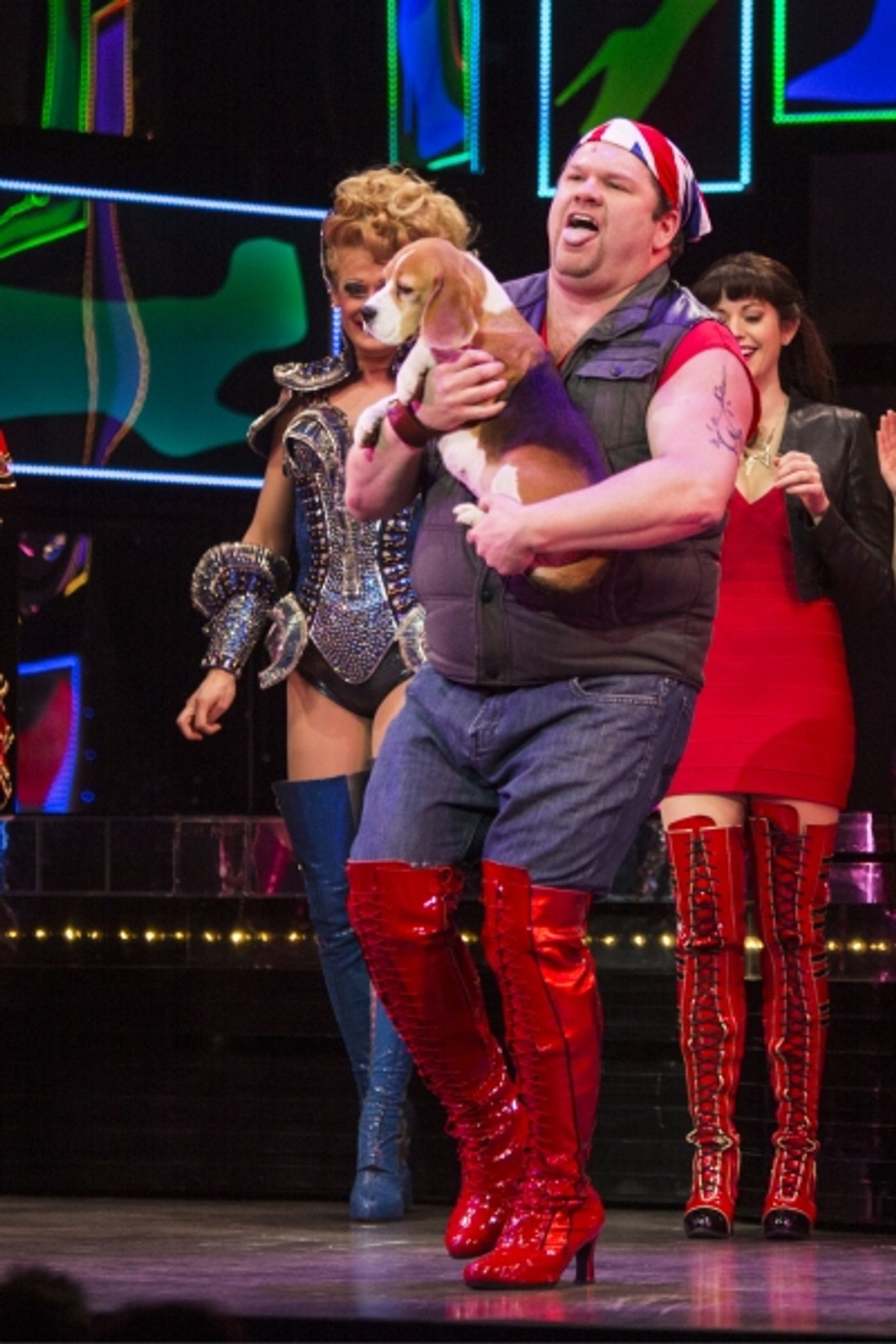 Photo Coverage: Westminster Best in Show Winner Miss P. Makes Broadway Debut in KINKY BOOTS!  Image