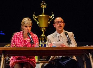 Nancy Snow Carr* & Geno Carr*, as Rona Lisa Peretti and Douglas Panch in Intrepid Shakespeare Company''s The 25th Annual Putnam County Spelling Bee @ BroadwayWorld Nancy Snow Carr* & Geno Carr*, as Rona Lisa Peretti and Douglas Panch in Intrepid Sha Photo