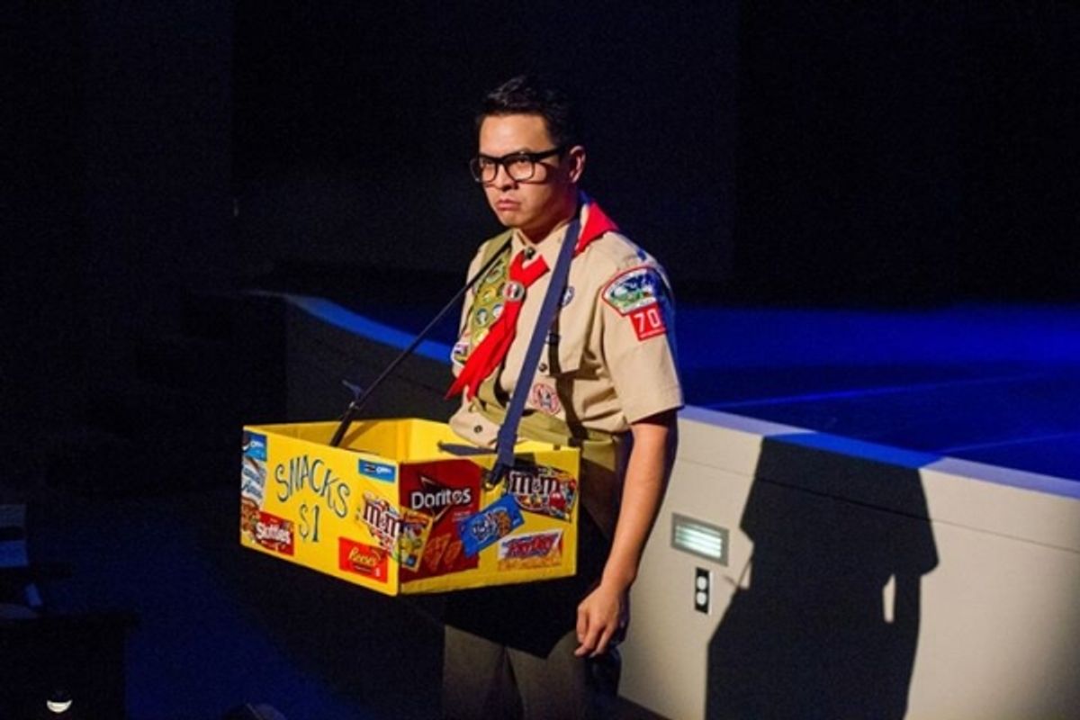 Shaun Tuazon as Chip Tolentino in Intrepid Shakespeare Company''s The 25th Annual Putnam County Spelling Bee at 