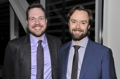 Director Moritz von Stuelpnagel (Hand to God) and Playwright Nick Jones  Photo