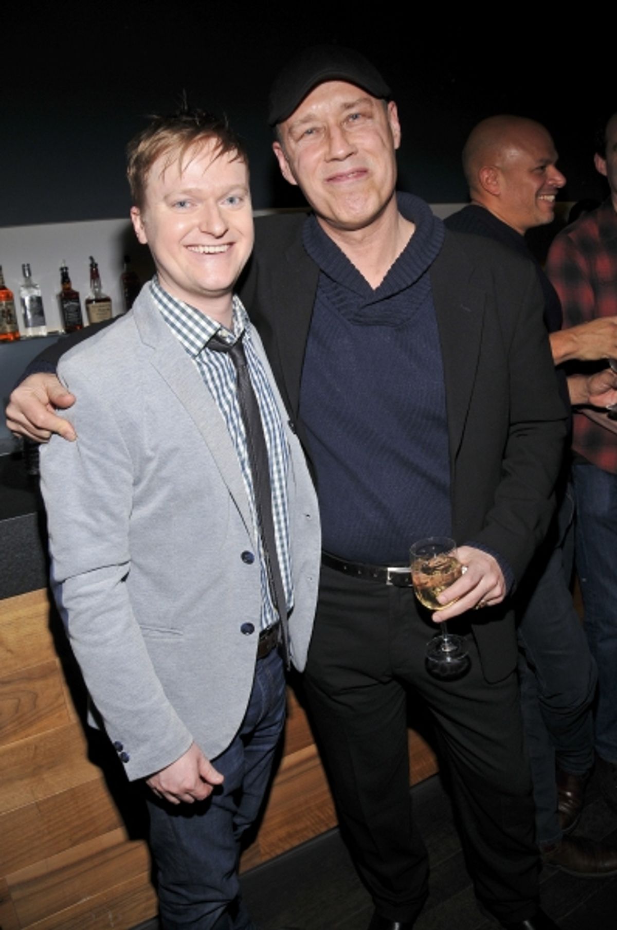Steven Boyer, who appeared in Jonesâ€™s The Coward at LCT3, here with Kevin Gee at 