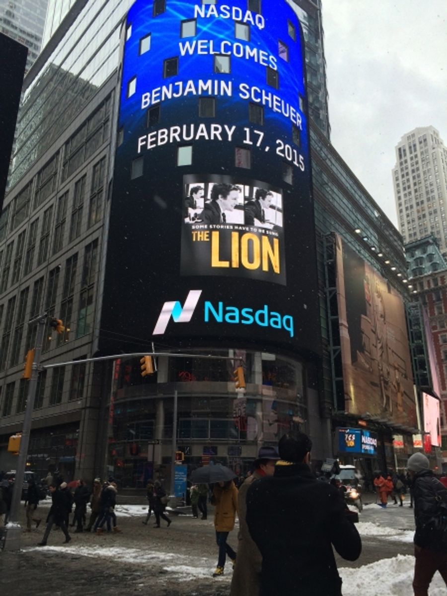Exclusive Photo Diary: Spend a Day with THE LION's Benjamin Scheuer! Image