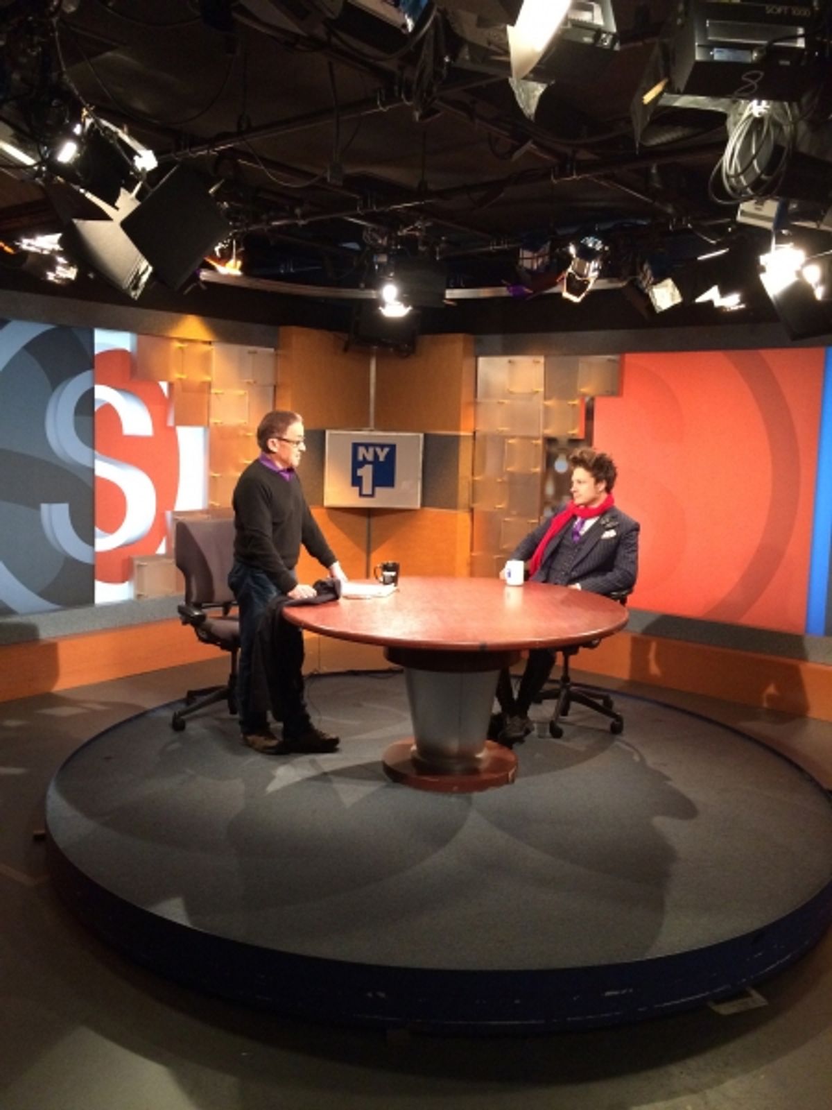 I am interviewed by Patrick Pacheco at NY1 â€"On Stageâ€ at 