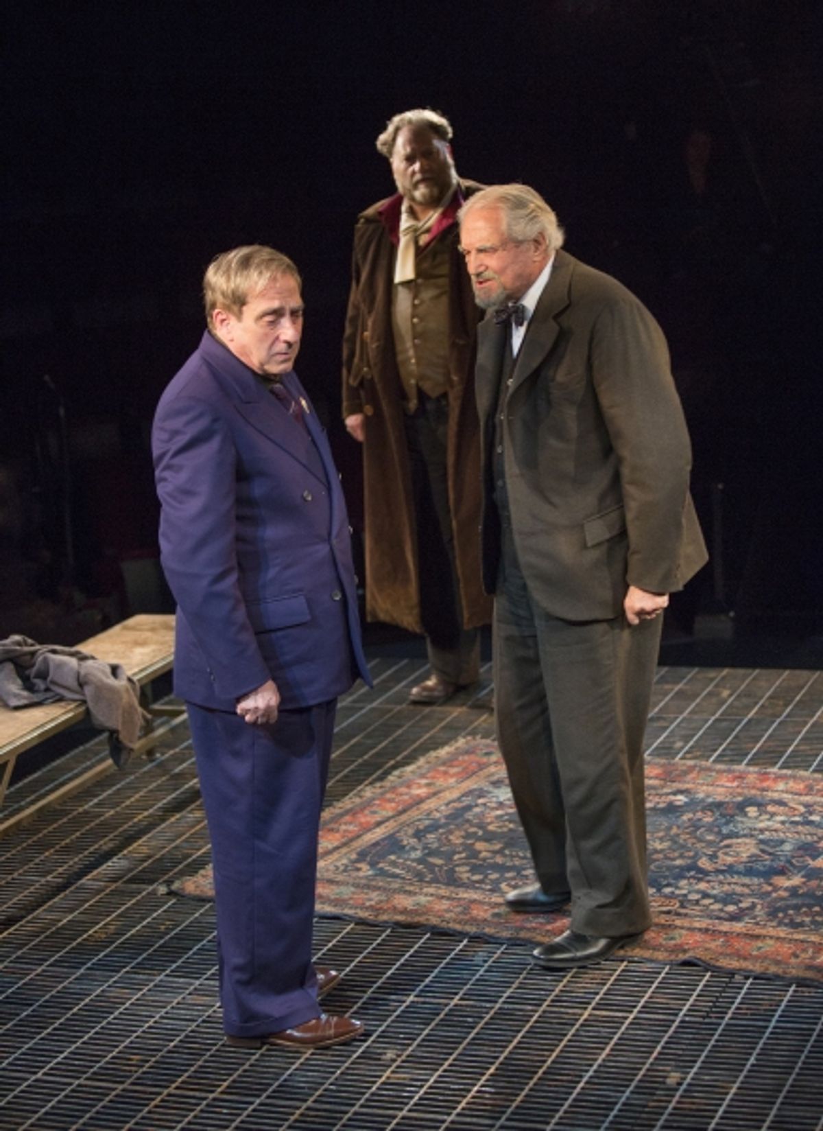 Robert Dorfman as Vasily Korinsky, and Ron Orbach as Moishe Bretzky, and Hal Linden as Yevgeny Zunser  at 