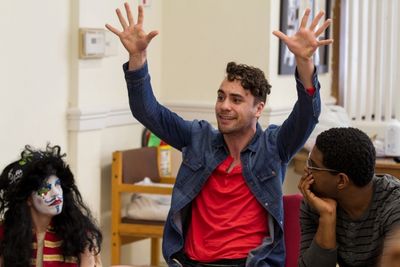 Sadie Rogers, Luke Michael Grimes and Breon Arzell in rehearsal for Red Tape Theatre® Photo