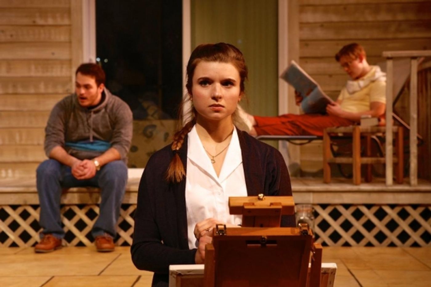 Photo Flash: First Look at SU Drama's LIPS TOGETHER, TEETH APART Photo Flash: First Look at SU Drama's LIPS TOGETHER, TEETH APART Image