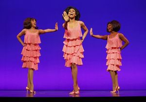 Krisha Marcano (Florence Ballard), Allison Semmes (Diana Ross) & Trisha Jeffrey (Mary Photo