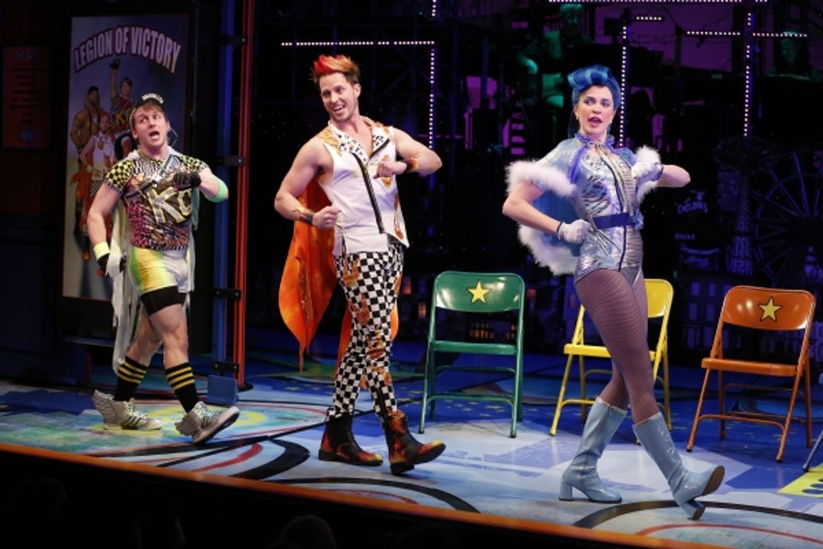 Gerard Canonico, Andrew Call and Grace McLean at 