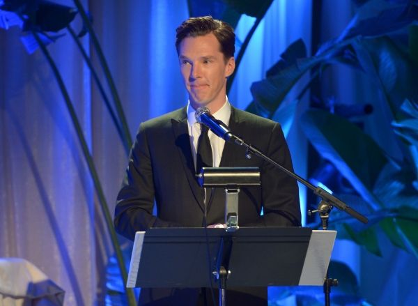 LOS ANGELES, CA - FEBRUARY 21:  Actor Benedict Cumberbatch speaks onstage during The  Photo