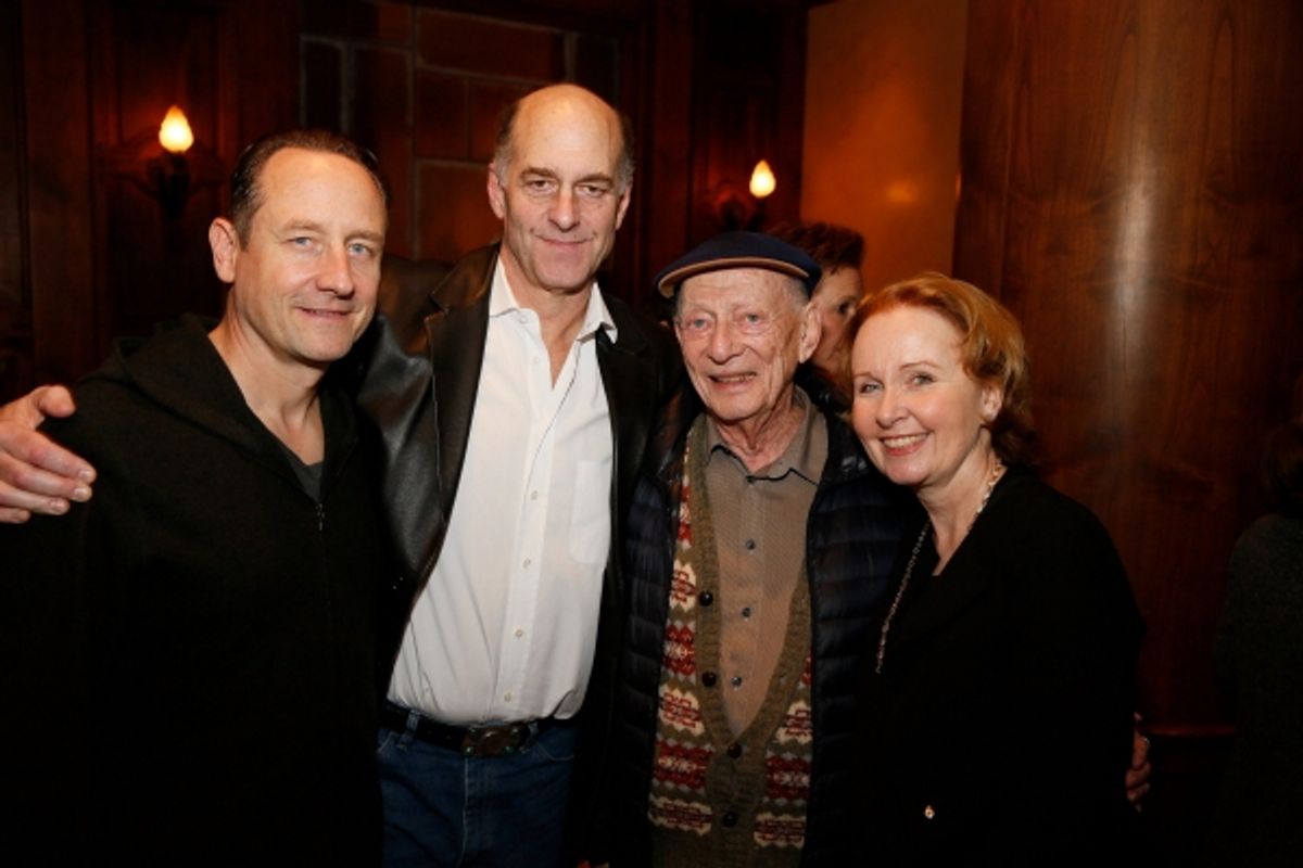Sam Robards, John Bedford Lloyd, Alan Mandell, Kate Burton at 