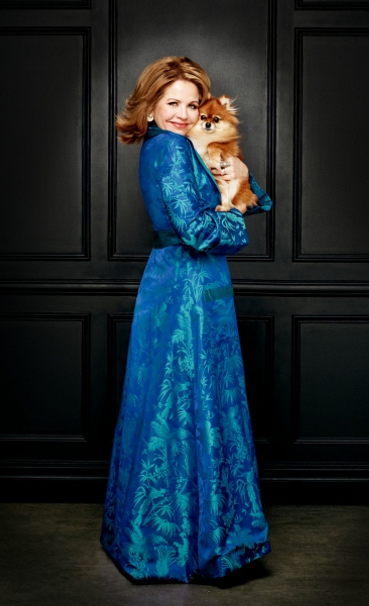 Renee Fleming as Raquel De Angelis with Trixie at 