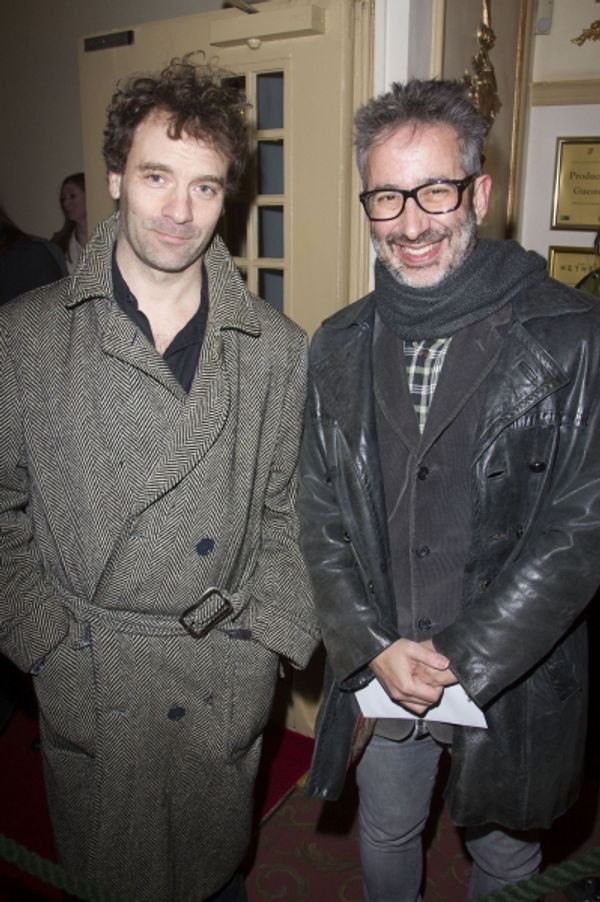 Josh Appignanesi and David Baddiel  Photo