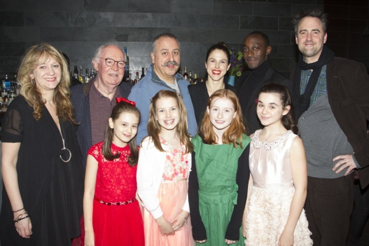 Sonia Friedman, David Calder, Jaime Adler, Isabella Pappas, Stanley Townsend, Amanda Hale, Perdie Hibbibs, Ivanno Jeremiah, Zoe Brough and Jeremy Herrin  at 