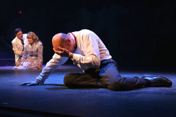 Scott Hyder (Buddy Plummer), Beth Anne Johnson (Sally Durant Plummer) and Rusty Ferra Photo