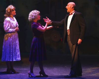 Beth Anne Johnson (Sally Durant Plummer), Brandi Bigley (Young Sally) and Rusty Ferra Photo