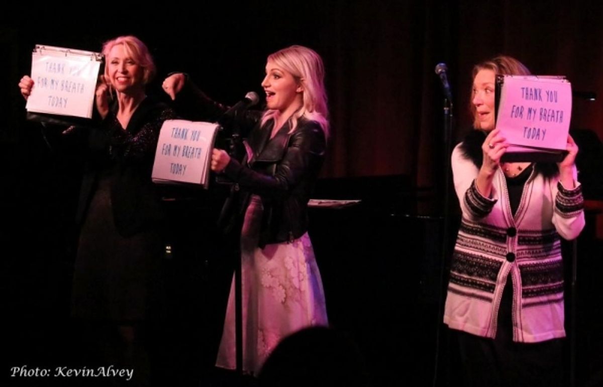 Julie Halston, Annaleigh Ashford and Kristine Nielsen at 