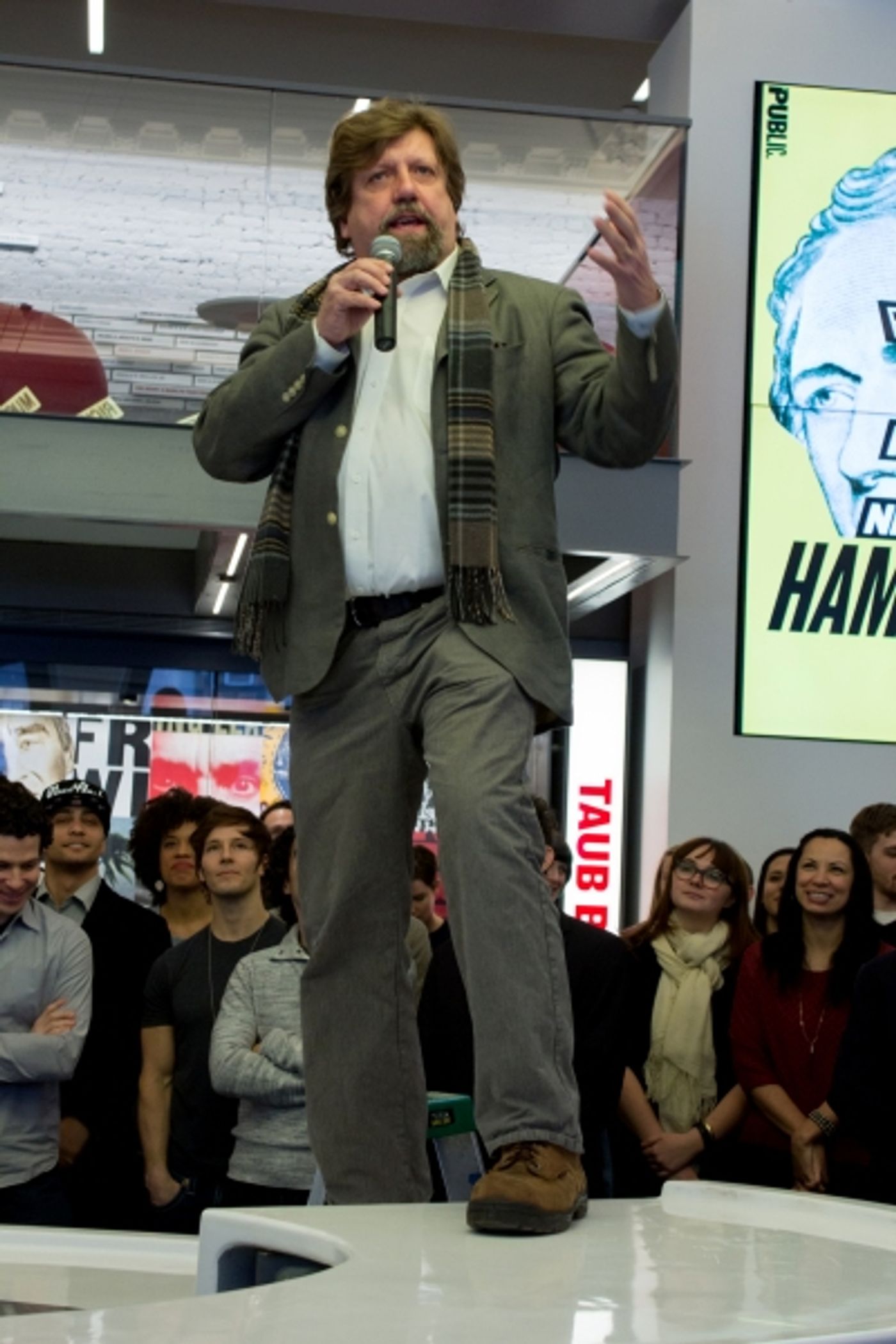 Photo Coverage: HAMILTON Cast Celebrates Broadway Transfer at the Public Theater!  Image